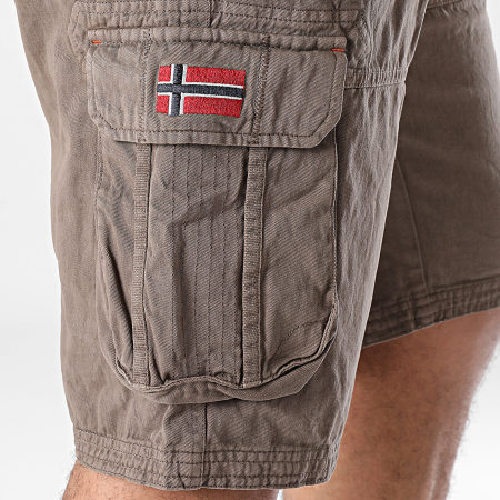 Geographical Norway - Pionec Pantaloncini Cargo Marrone