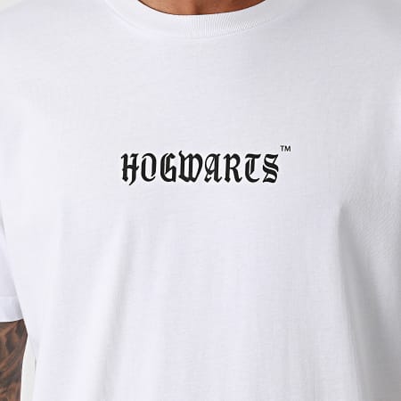 Harry Potter - Camiseta Slytherin Oversize Blanca