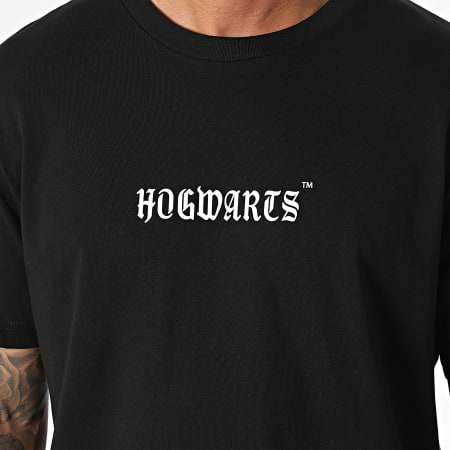 Harry Potter - Hogwarts Oversize Tee Shirt Negro