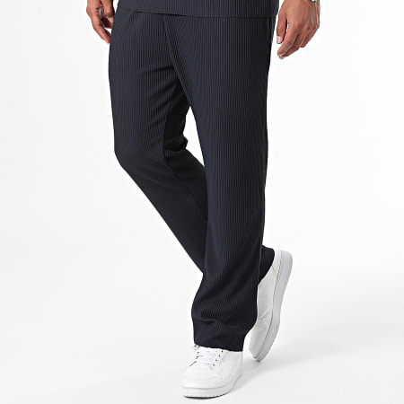 Ikao - Set di maglietta e pantaloni blu navy