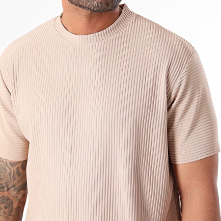 Ikao - Conjunto de camiseta y pantalón beige