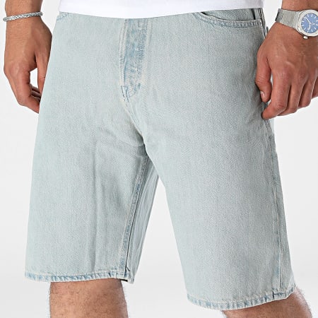 Jack And Jones - Alex Original Baggy Jean Shorts Lavado Azul