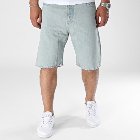 Jack And Jones - Alex Original Baggy Jean Shorts Lavado Azul