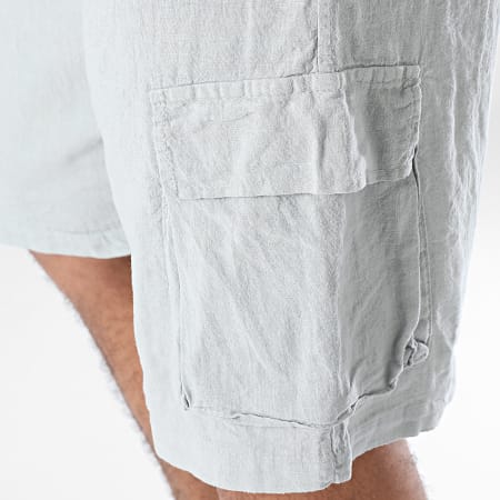 KZR - Pantalones cortos cargo grises