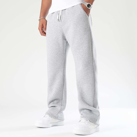 LBO - 1357 Pantalones de chándal anchos Gris jaspeado