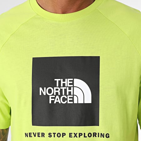 The North Face - Redbox A87NJ Lime Green Raglan T-shirt