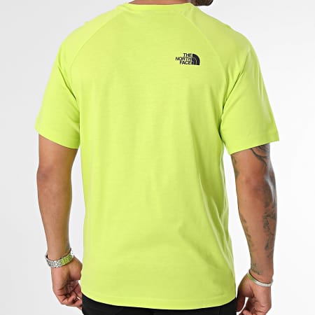 The North Face - Redbox A87NJ Lime Green Raglan T-shirt