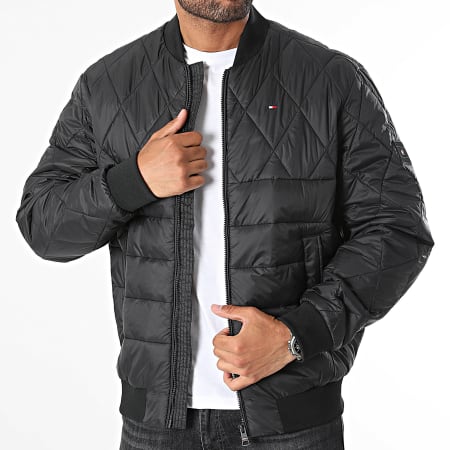 Tommy Hilfiger - Chaqueta bomber reciclada 6325 Negro