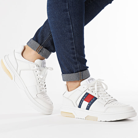 Tommy Jeans - Zapatillas Mujer The Brooklyn Elevated 2576 Crudo