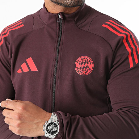 Adidas Sportswear - Bayern Monaco IS9947 Giacca con zip Bordeaux