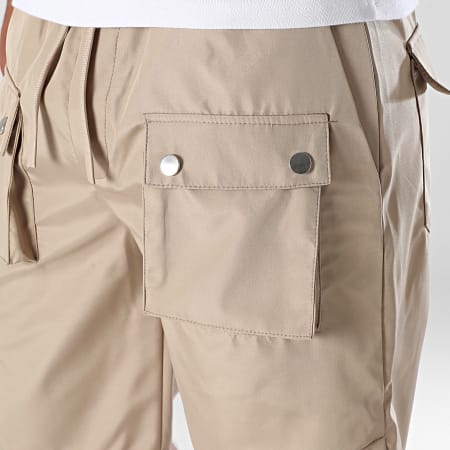 ADJ - KL-2074 Pantalones cortos cargo marrón claro