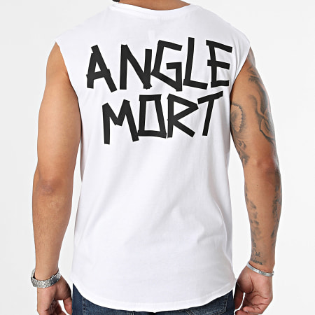 Angle Mort - Tee Shirt Sans Manches Angle Mort Blanc