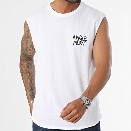 Angle Mort - Tee Shirt Sans Manches Angle Mort Blanc