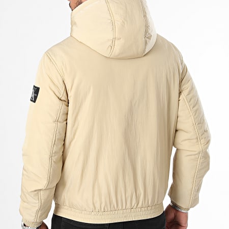 Calvin Klein - 5596 Beige Hooded Zip Jacket