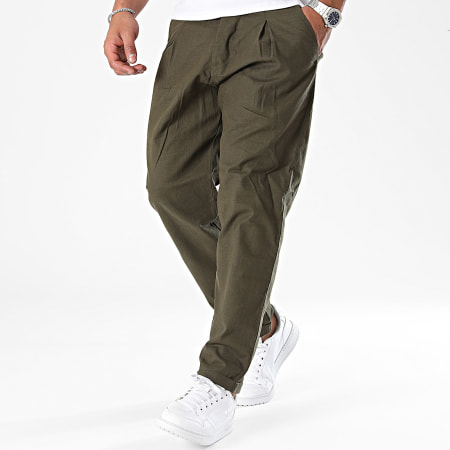 Frilivin - Pantalones verde caqui