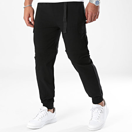 Frilivin - Pantalones cargo negros