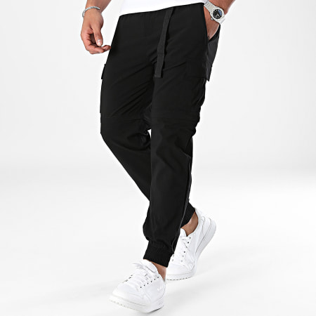 Frilivin - Pantalones cargo negros