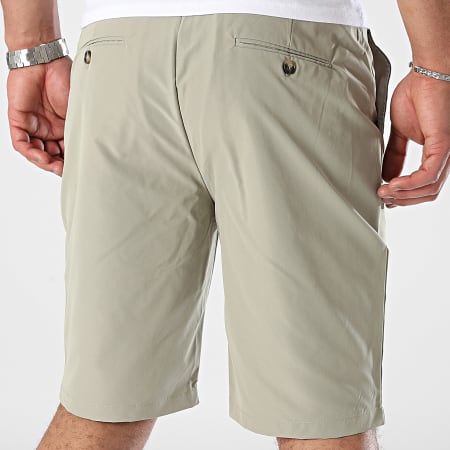 Frilivin - Pantalones cortos chinos caqui verdes