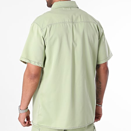 Frilivin - Shirt met korte mouwen en Cargo Short Set Lichtgroen