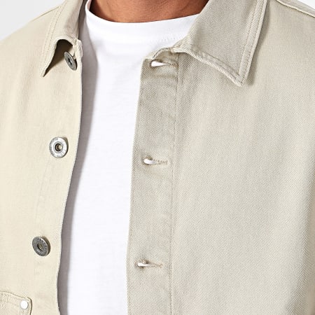 Ikao - Conjunto de chaqueta y vaqueros beige