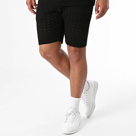 Ikao - Set van zwart T-shirt en joggingbroek