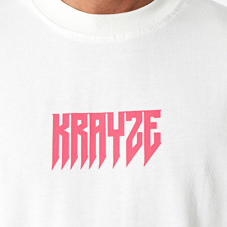 Krayze - Camiseta oversize KRY004 Blanca