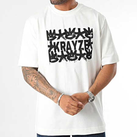 Krayze - Camiseta oversize KRY001 Blanca