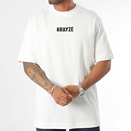 Krayze - Camiseta oversize KRY003 Blanca
