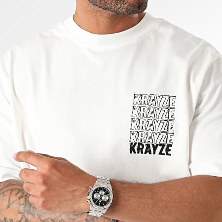 Krayze - Camiseta oversize KRY002 Blanca