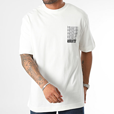 Krayze - Camiseta oversize KRY002 Blanca