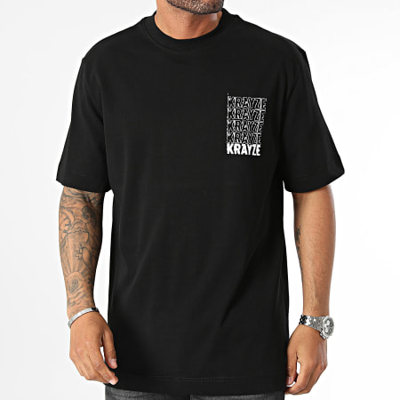 Krayze - Tee Shirt Oversize KRY002 Noir