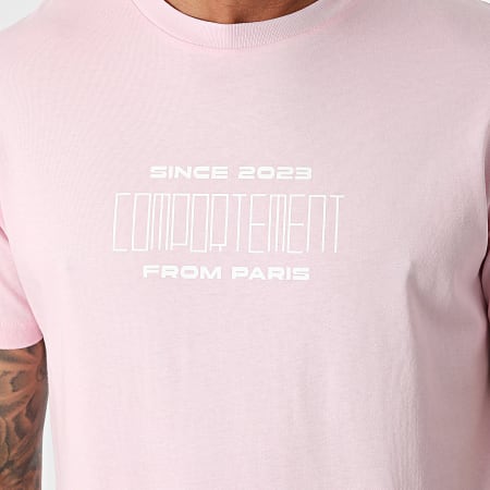 Comportement - Camiseta Strech rosa