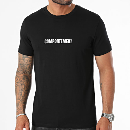 Comportement - Tee Shirt Folio Noir