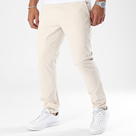 Tommy Jeans - Pantaloni chino leggeri Austin 9486 beige chiaro