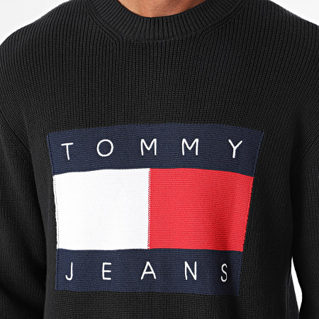 Tommy Jeans - Pull Dna Flag 9186 Noir