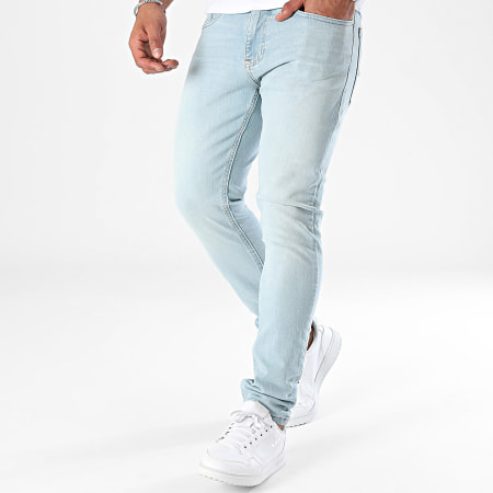 Tommy Hilfiger - Pantalon Chino Austin 0175 Bleu Wash