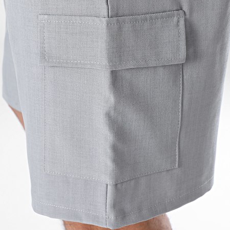 Uniplay - Short Cargo Gris Chiné