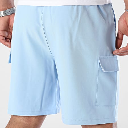 Uniplay - Pantalones cortos cargo azul claro