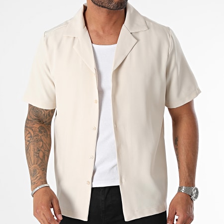 Uniplay - Camicia a maniche corte beige