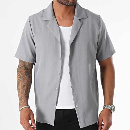 Uniplay - Chemise Manches courtes Gris Chiné