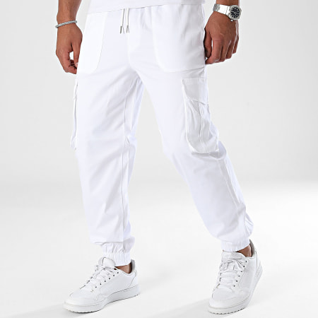 Uniplay - Pantalon Cargo Play 056 Blanc