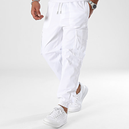 Uniplay - Pantalon Cargo Play 056 Blanc