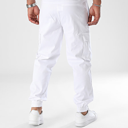 Uniplay - Pantalon Cargo Play 056 Blanc