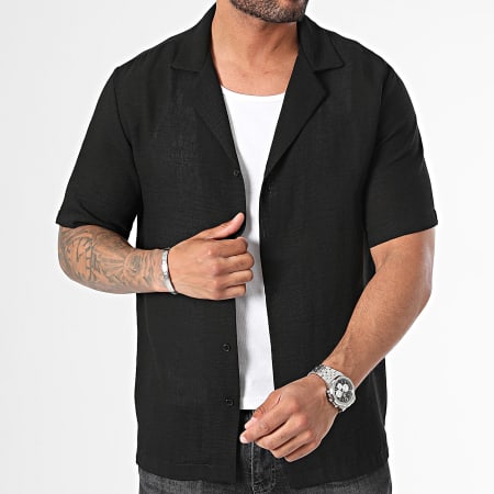 Uniplay - YC108 Camicia a maniche corte nera