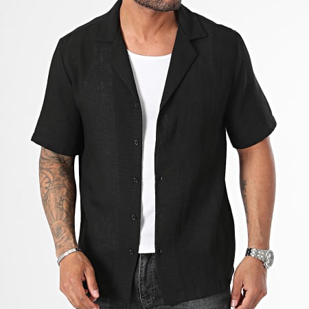 Uniplay - YC108 Camicia a maniche corte nera