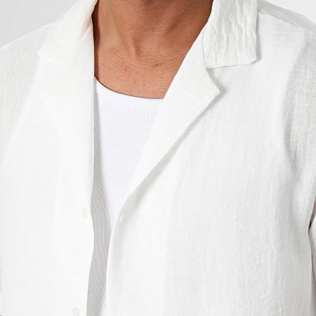 Uniplay - YC108 Camicia a maniche corte bianca