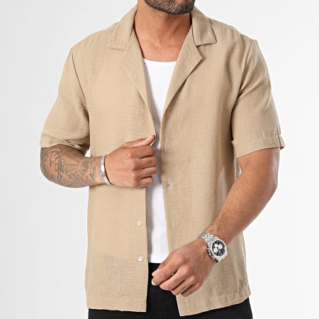 Uniplay - YC108 Camisa de manga corta beige