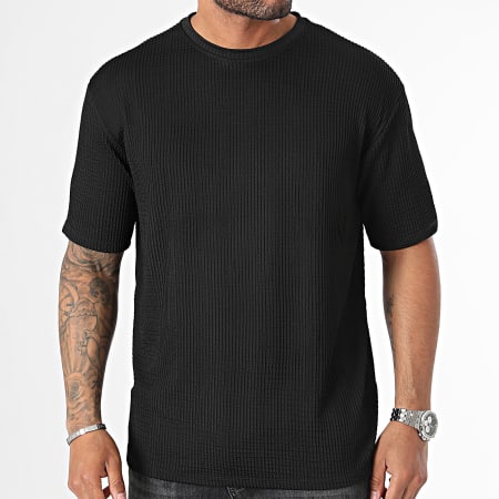 Uniplay - Camiseta texturizada YC100 Negra