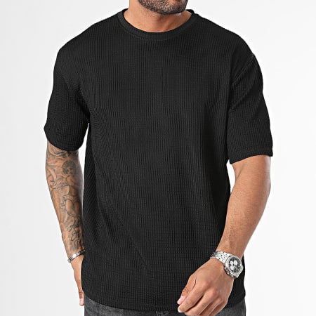 Uniplay - Camiseta texturizada YC100 Negra