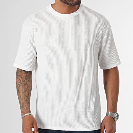 Uniplay - Tee Shirt Texturé YC100 Blanc